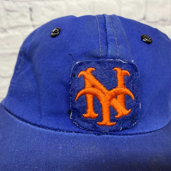Vintage New York Yankees Kids Boys Hat Cap Stretch Fit Blue MLB Embroidered - Picture 6 of 15